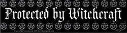 Protected by Witchcraft - Bumper Sticker | Bumper Stickers | Wiccan Center
