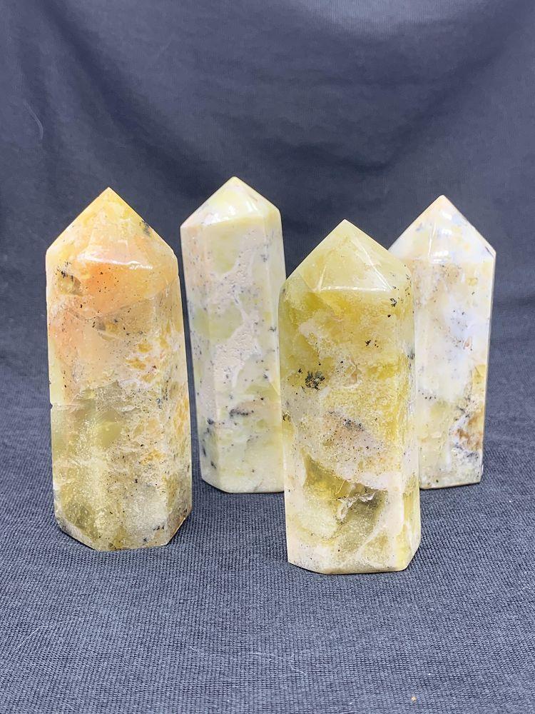 Green Opal Obelisk (100-139g) | Point | Wiccan Center