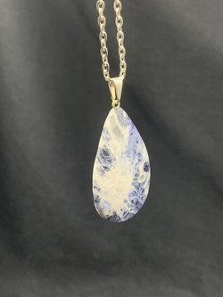 Sodalite Drop Necklace | Jewelry-Necklace | Wiccan Center