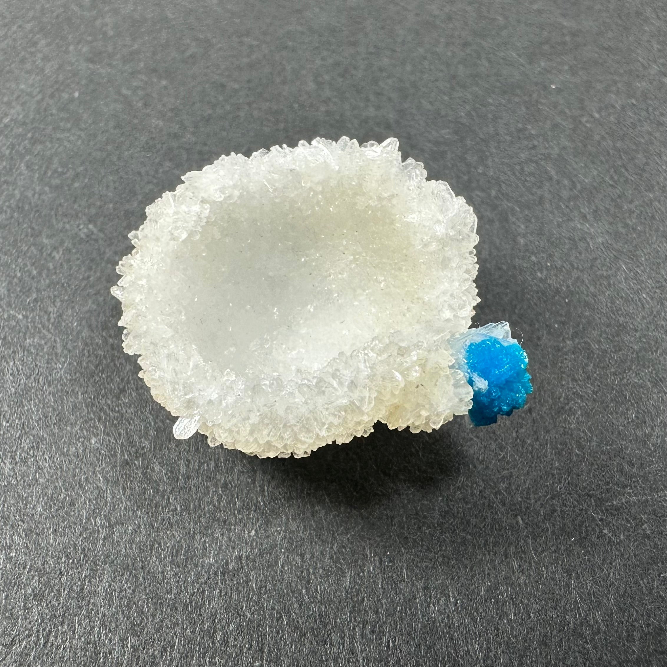 Cavansite Ball 'Floaters' on Stilbite SM from Maharashtra, Pune, India | Minerals | Wiccan Center
