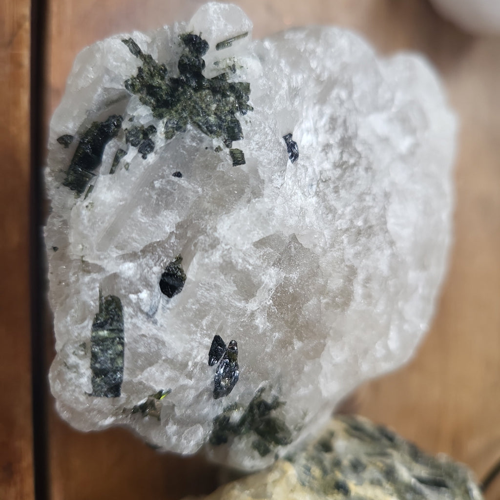 Green Tourmaline in Matrix | | Wiccan Center