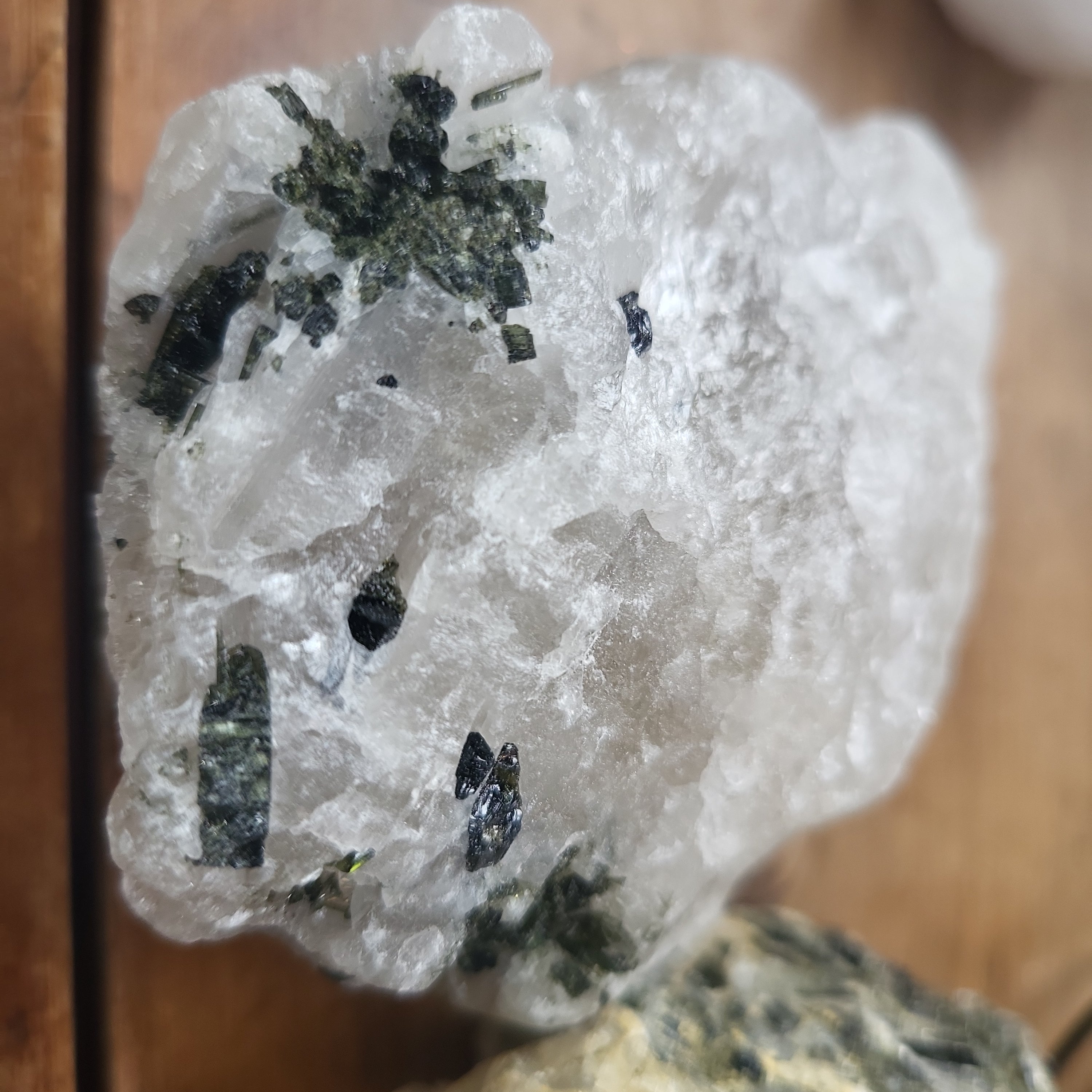 Green Tourmaline in Matrix | | Wiccan Center
