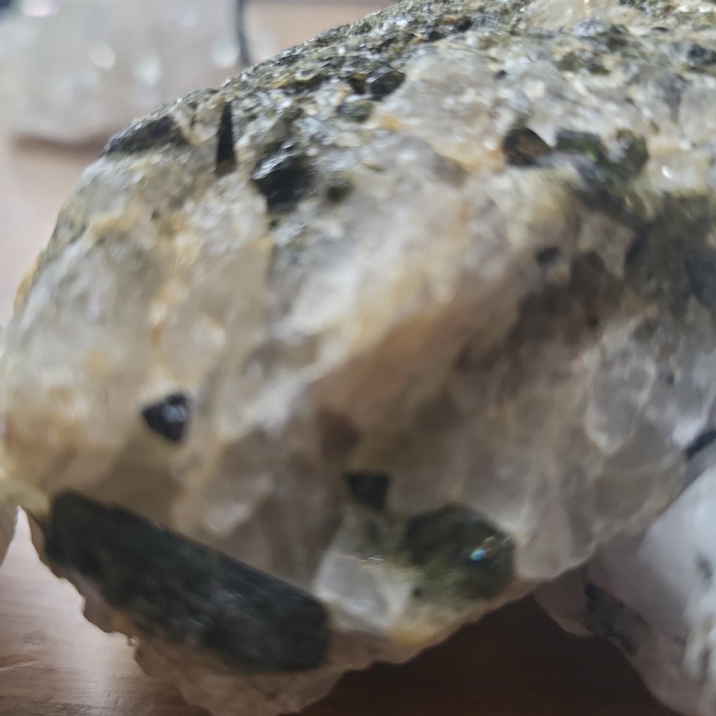 Green Tourmaline in Matrix | | Wiccan Center