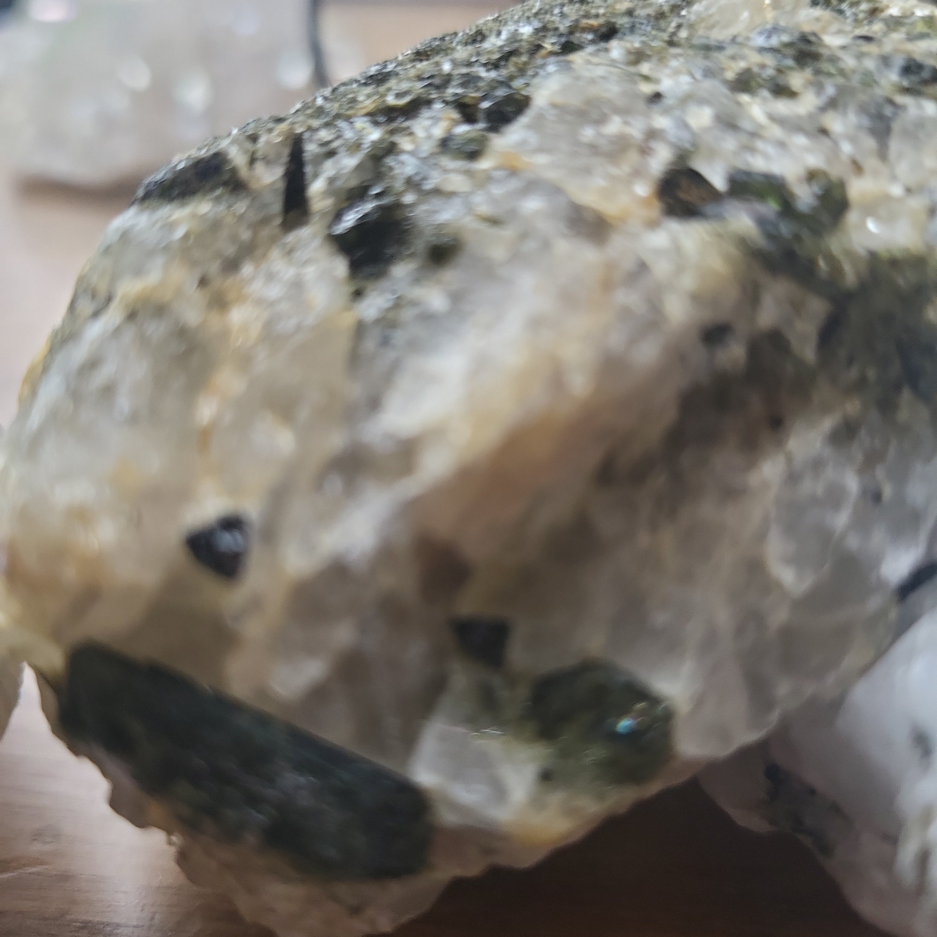 Green Tourmaline in Matrix | | Wiccan Center