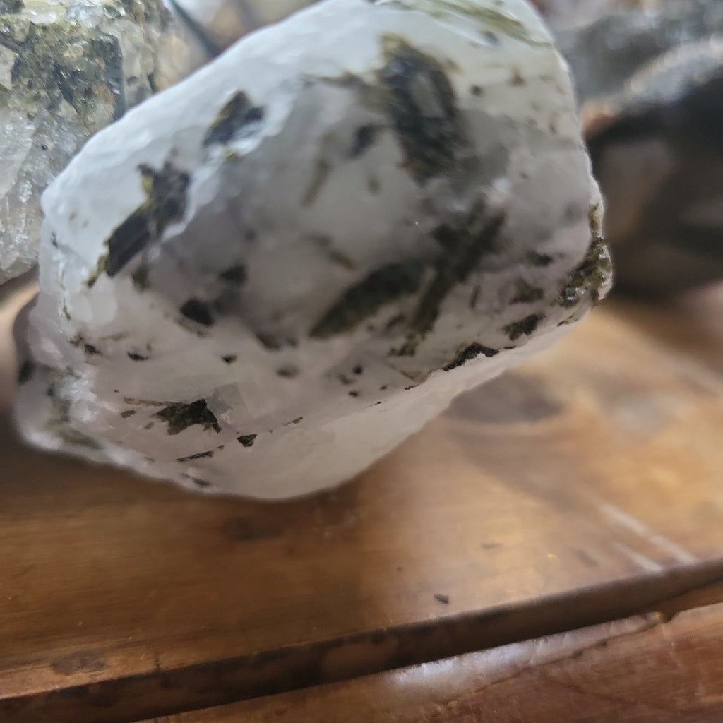 Green Tourmaline in Matrix | | Wiccan Center