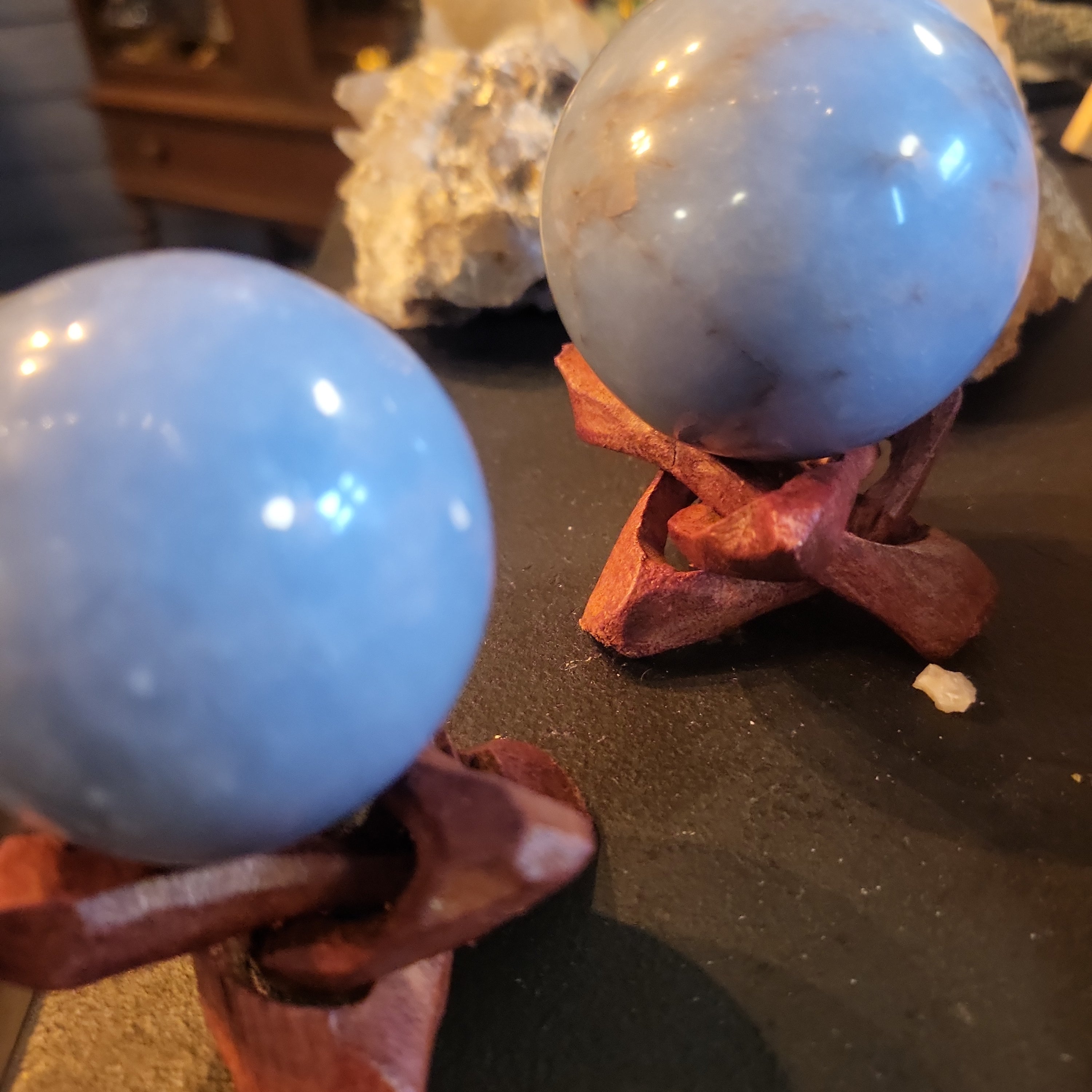 Angelite Sphere | | Wiccan Center