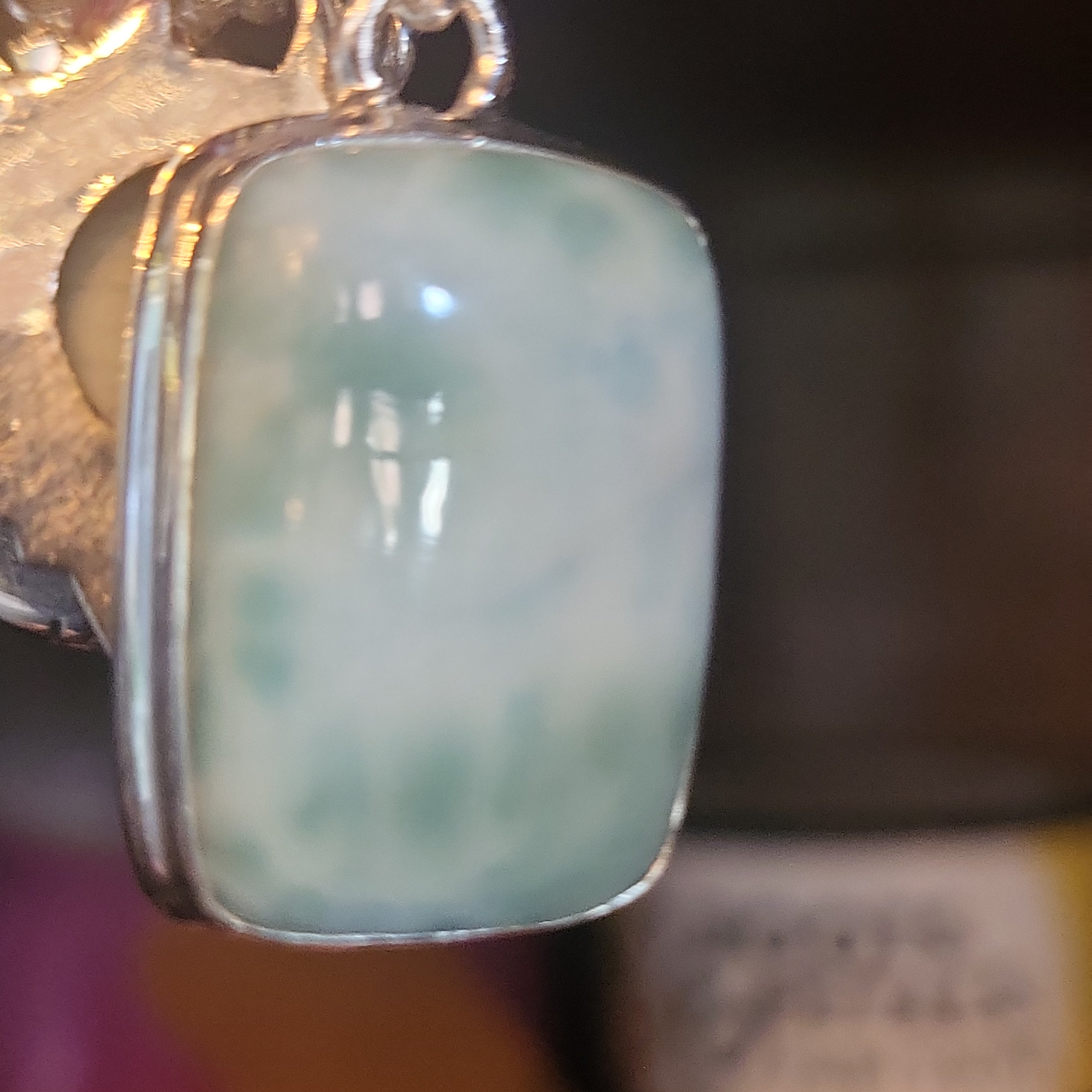 Sterling Silver Larimar Pendant | | Wiccan Center
