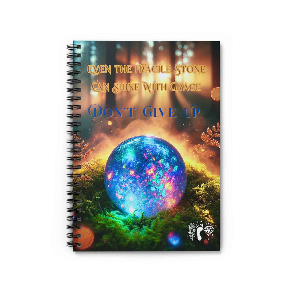Notebook Spiral 'Fragile Stone' Opal | Paper products | Wiccan Center