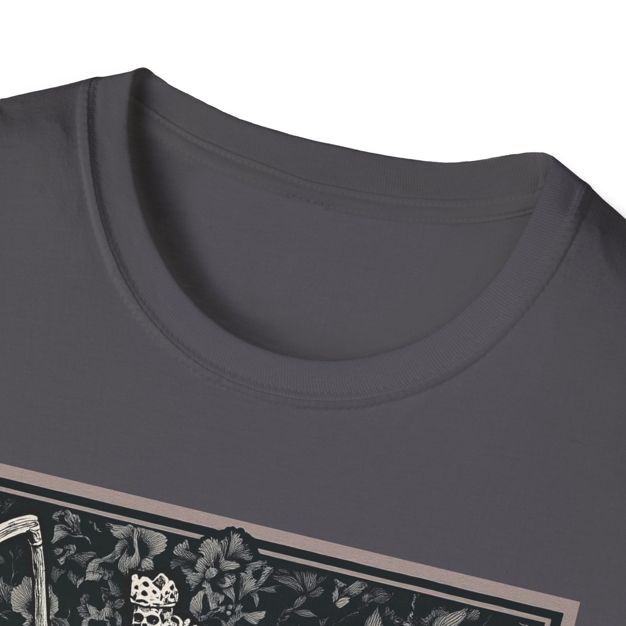 Triumph of Death Shirt | Grim Reaper Tee by Dellamorte | Four Horsemen Memento Mori Halloween Art T-Shirt | Dark Medieval Gothic Apparel
