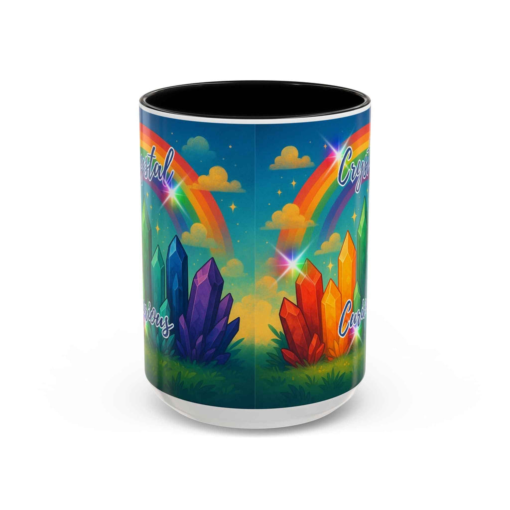 Coffee Mug - Rainbow Crystal Curious | Mug | Wiccan Center