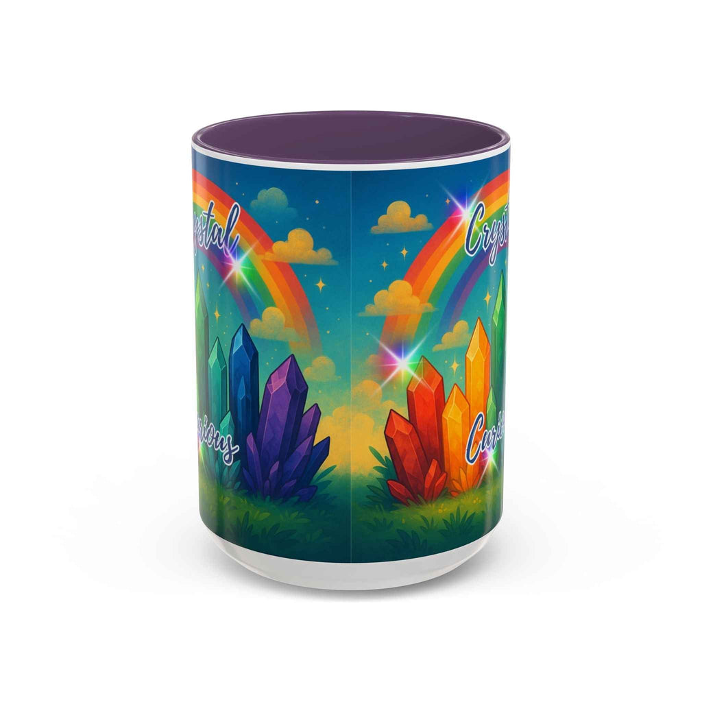 Coffee Mug - Rainbow Crystal Curious | Mug | Wiccan Center