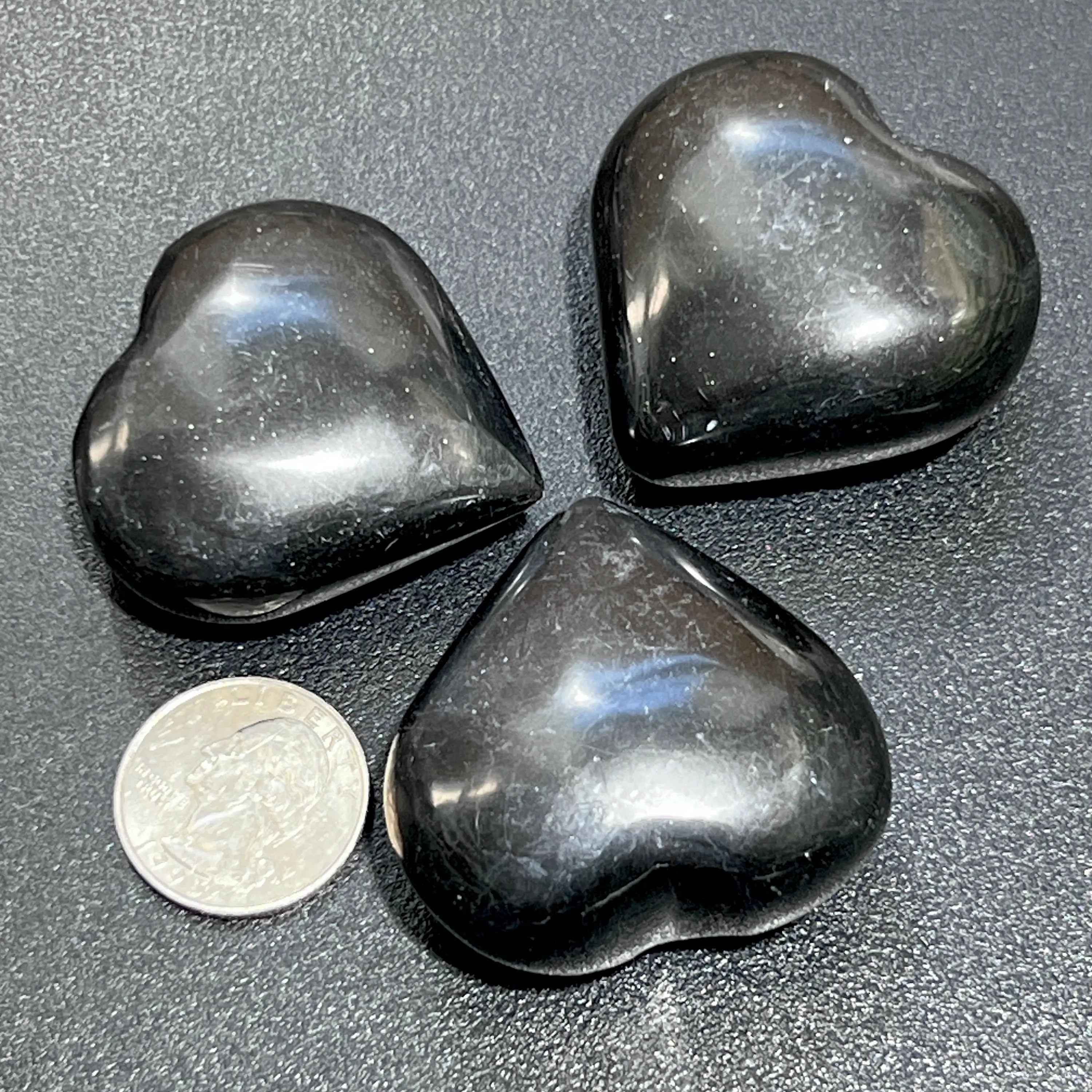 Black Onyx Puffy Heart Crystal Carving Wholesale | Home & Living > Home Decor > Home Accents > Rocks & Geodes | Wiccan Center