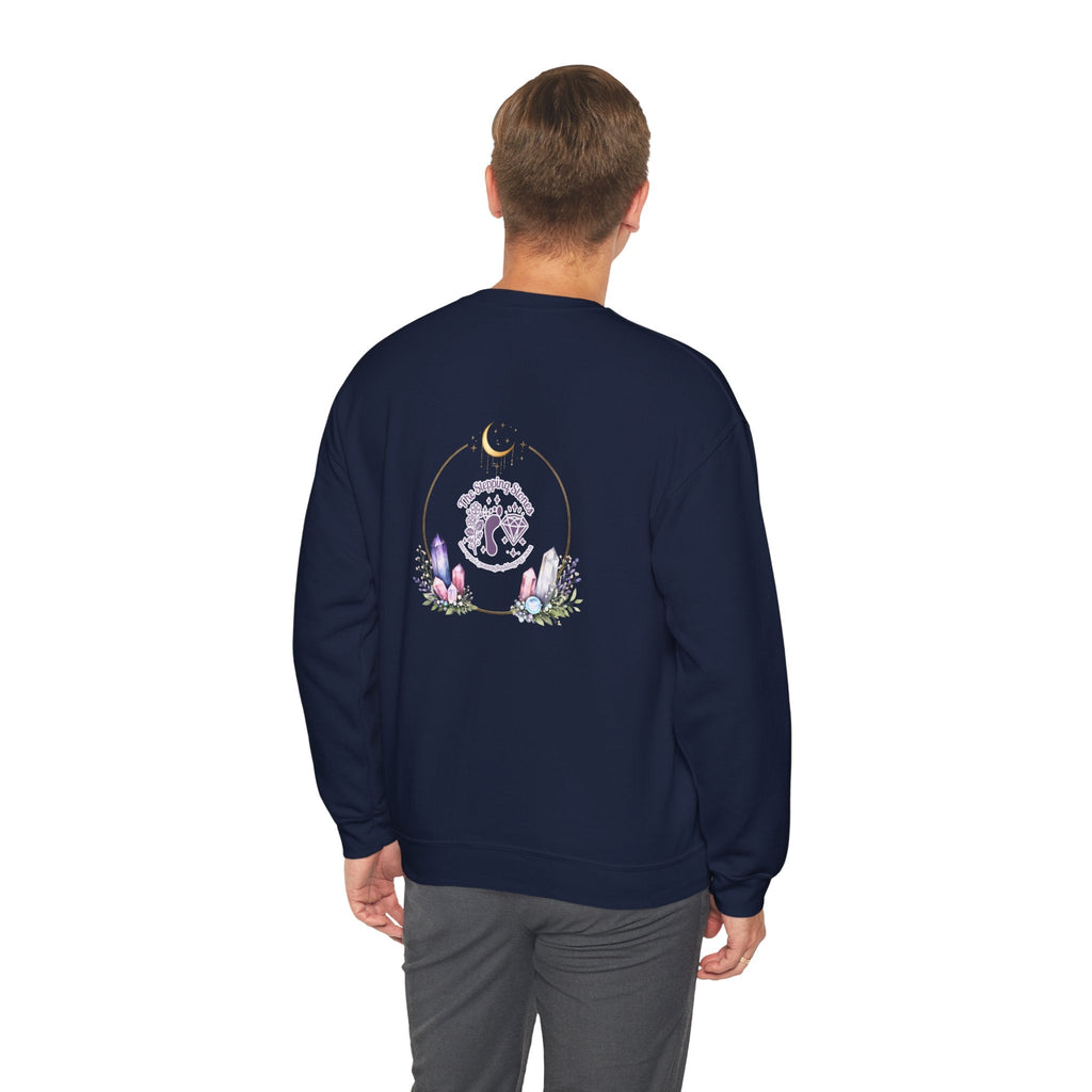 LOVE Crystal Letter Design | Sweatshirt | Wiccan Center