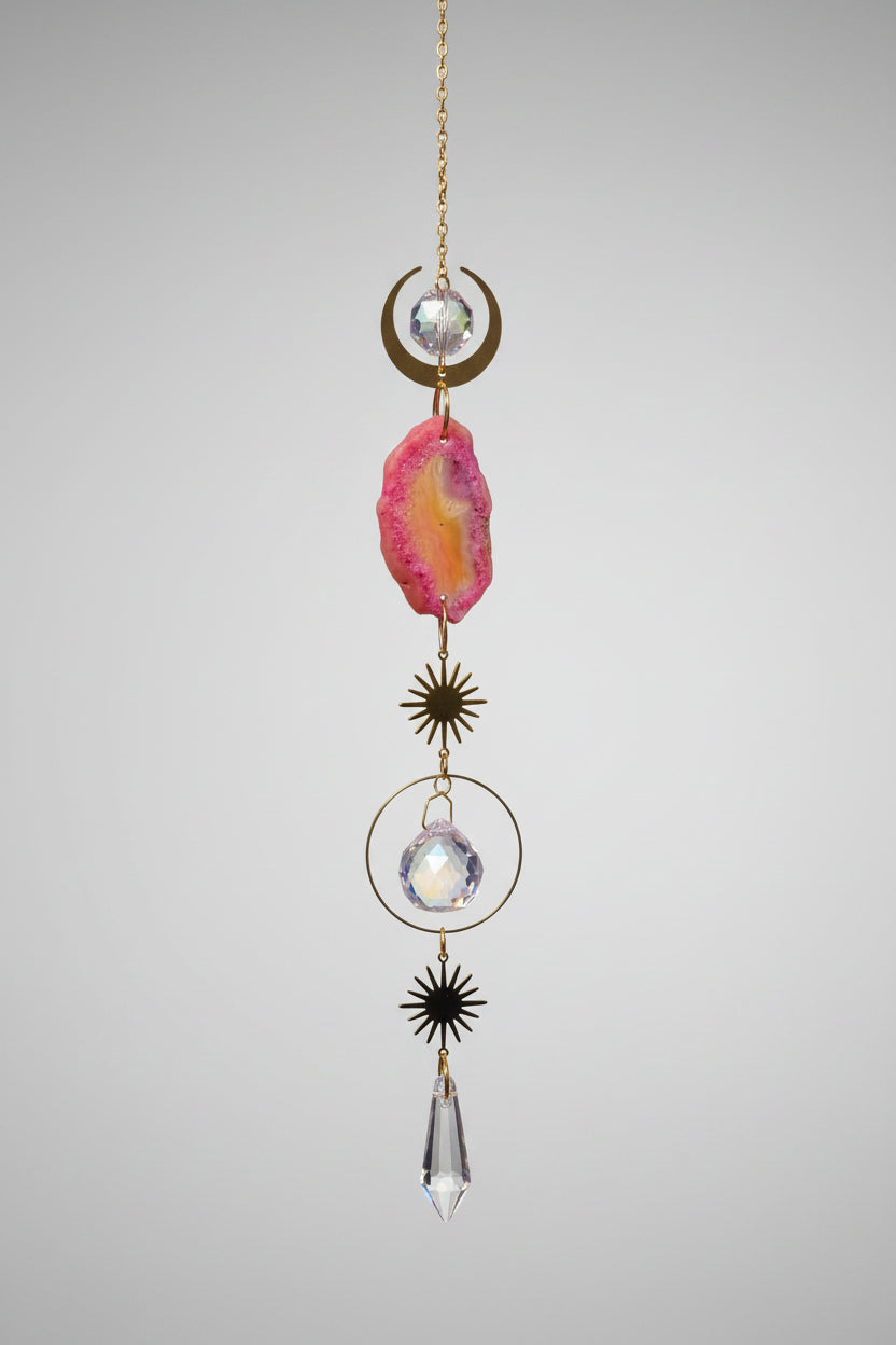 Red Agate Suncatcher