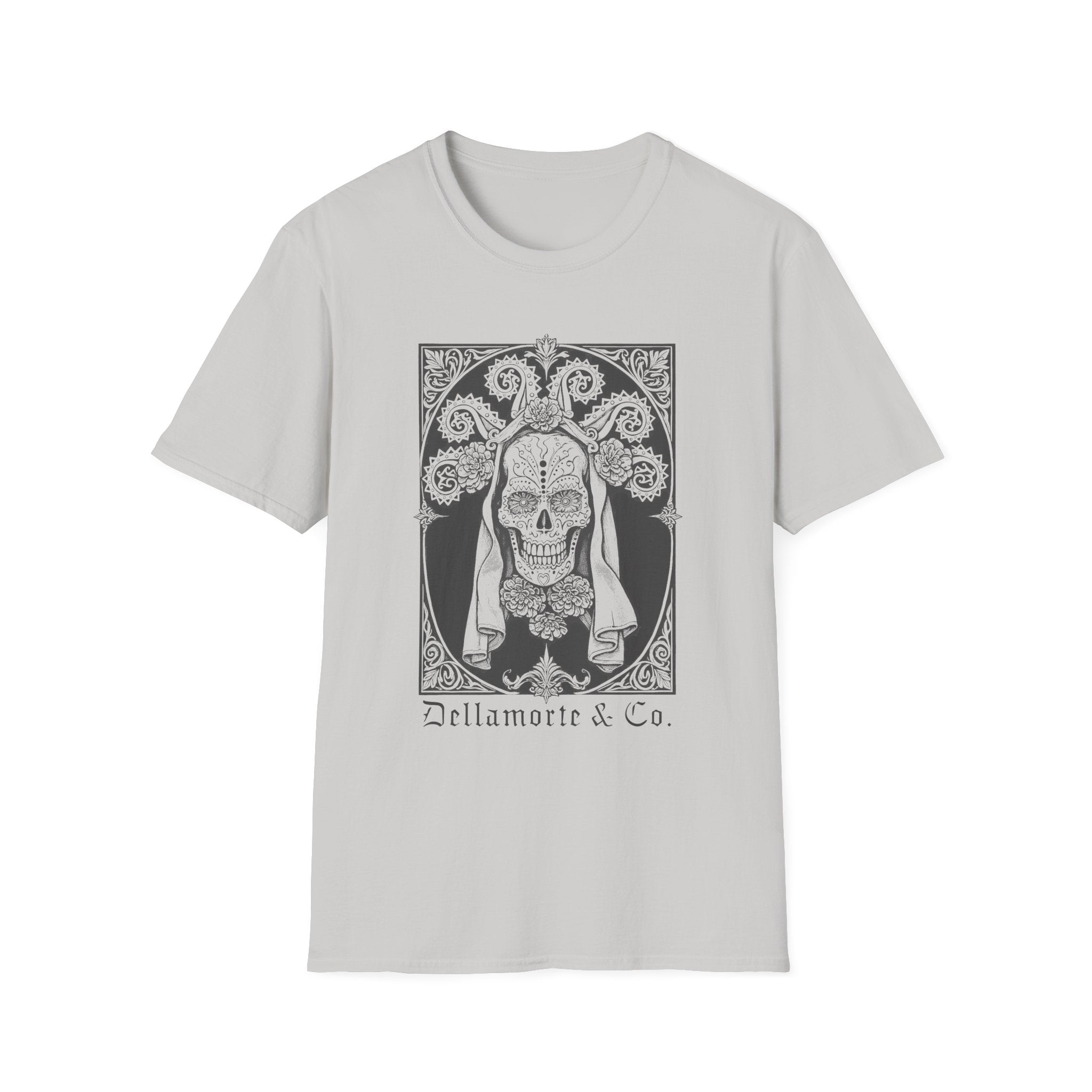 Dia de los Muertos Unisex T-Shirt, Gothic Sugar Skull Tee | Dellamorte Alternative Shirt, Halloween Gift, Day of the Dead Tee, Graphic