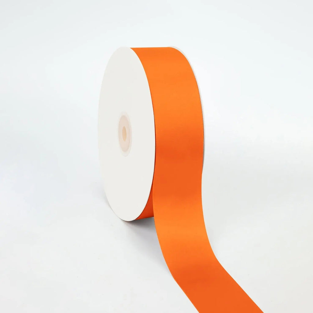 1 1/2" Double Face Satin Ribbon | Torrid Orange (750) | 50 Yard Roll | | Wiccan Center