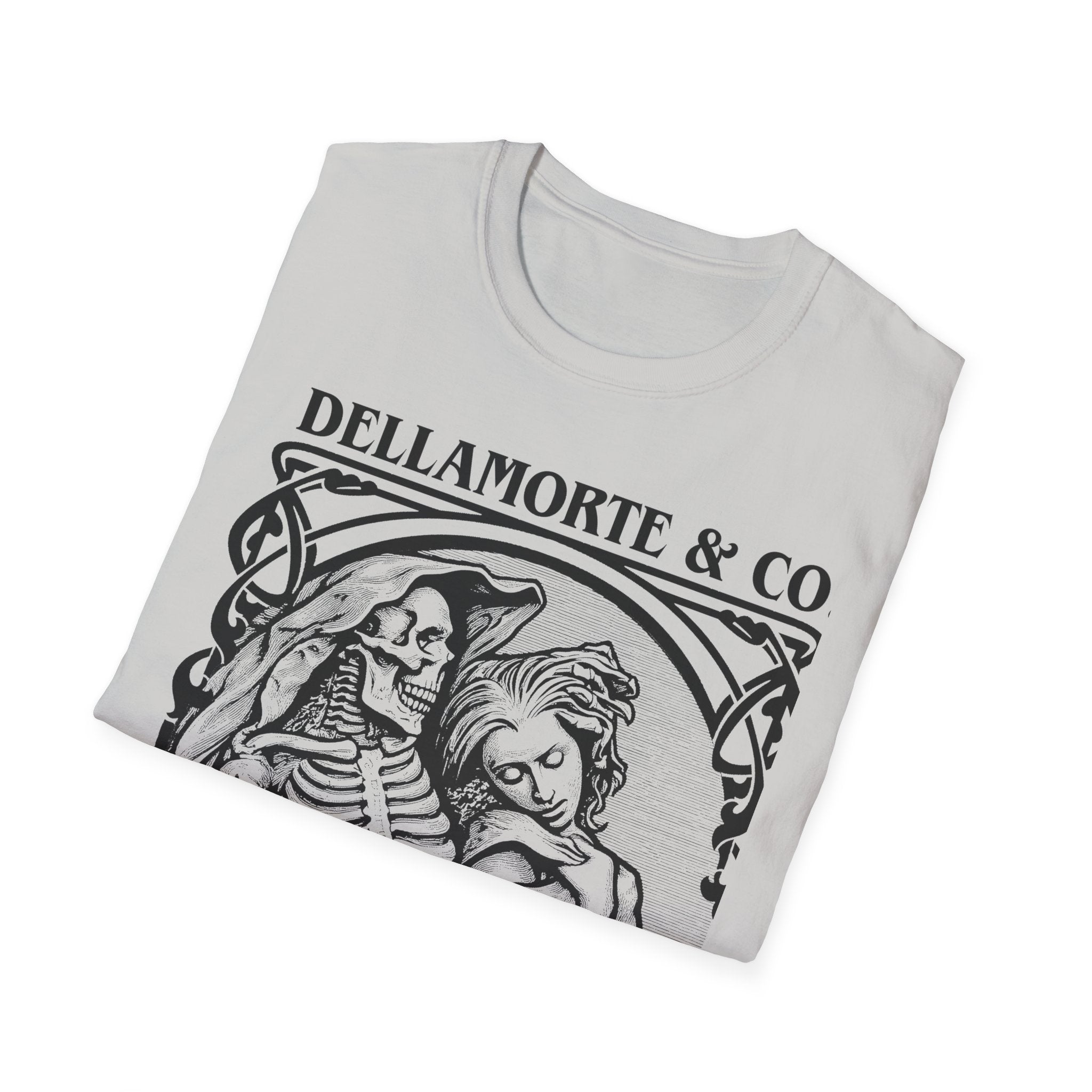 Death and the Maiden Shirt | Gothic Grim Reaper T-Shirt | Dellamorte Dark Academia Tee | Macabre Romance | Occult Halloween Apparel