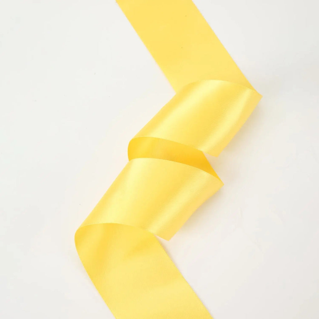 1 1/2" Double Face Satin Ribbon | Maize (650) | 50 Yard Roll | | Wiccan Center
