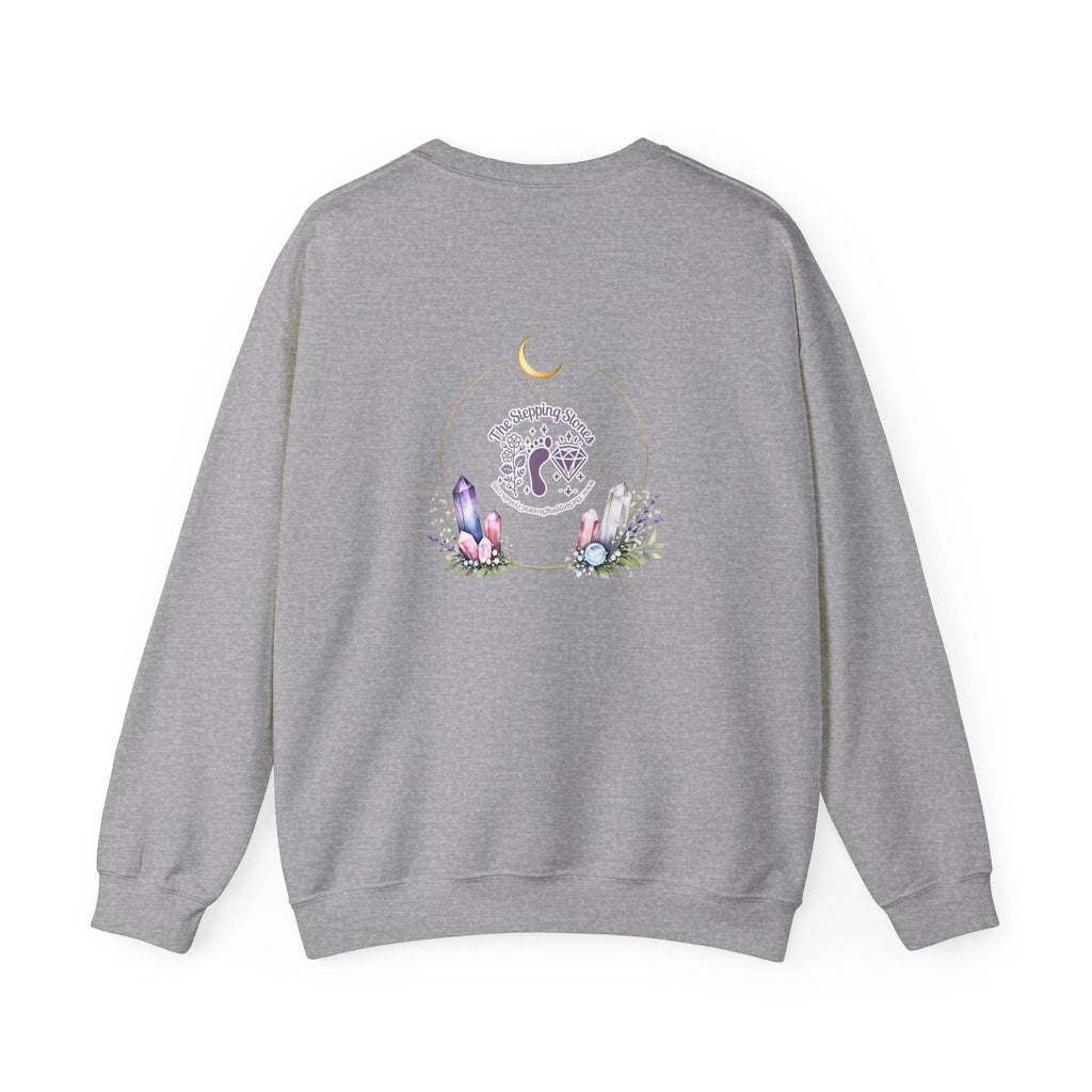 LOVE Crystal Letter Design | Sweatshirt | Wiccan Center
