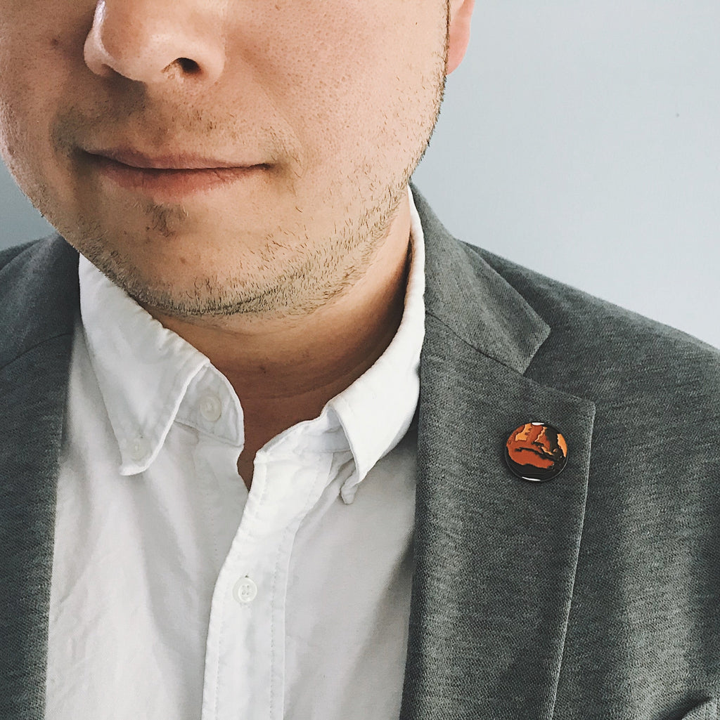 Mars Enamel Pin | Enamel Pin | Wiccan Center