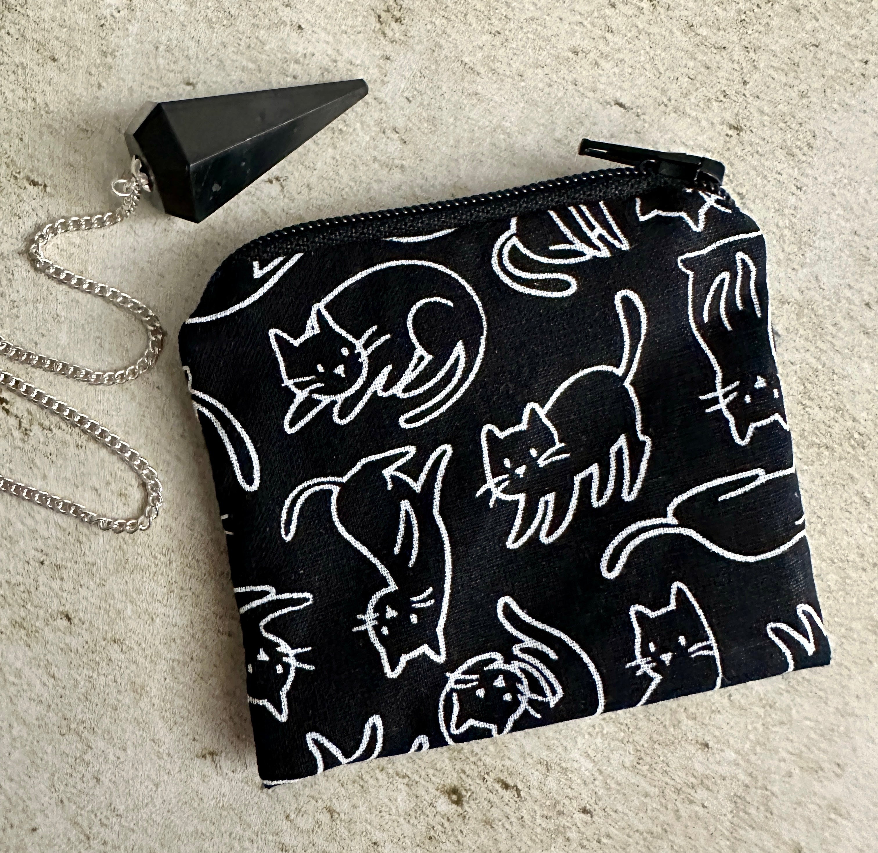 Cats Pendulum Bag - Rune Storage Bag