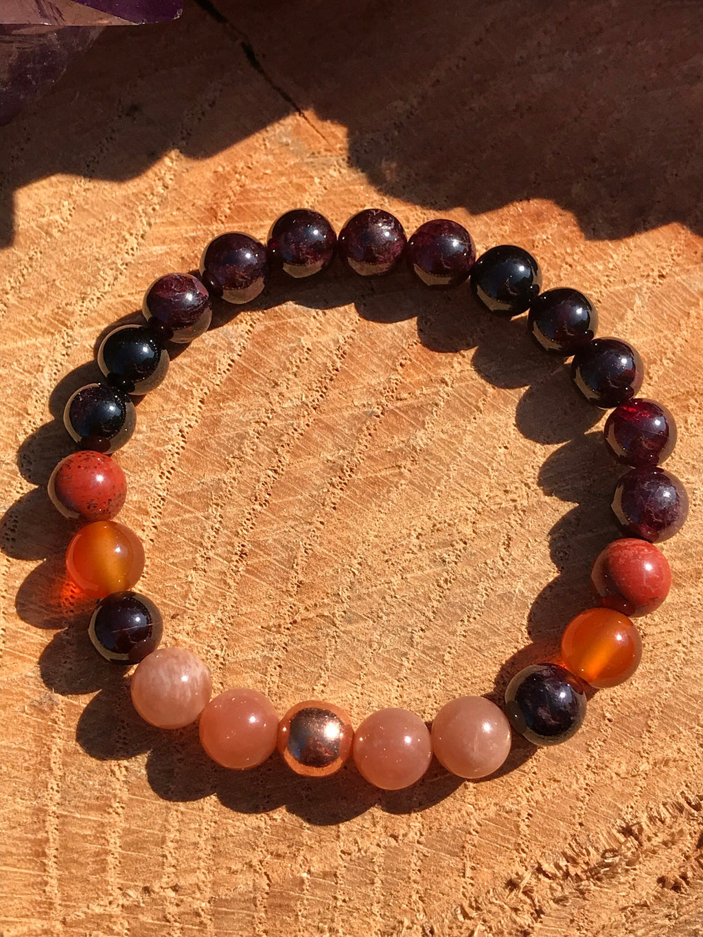 Energy & Vitality Bracelet | Chakra Healing Crystals | Grounding | Protection | Divine Love | Balance | Stamina | Motivation | Empowerment | | Wiccan Center