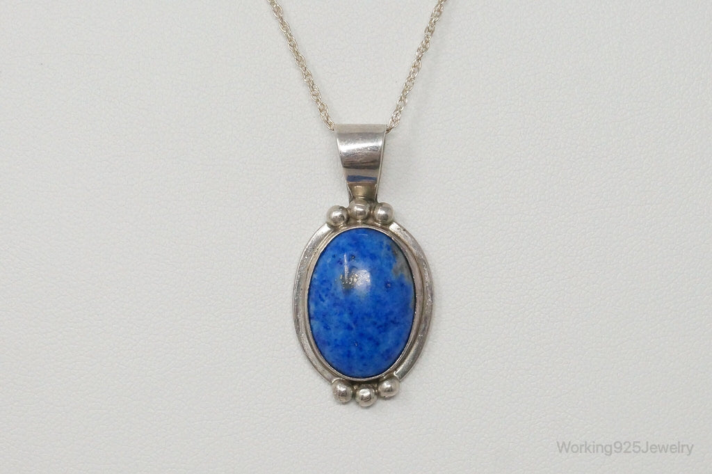 VTG Native American Jason Livingston Lapis Lazuli Sterling Silver Necklace | Jewelry > Necklaces > Pendants | Wiccan Center