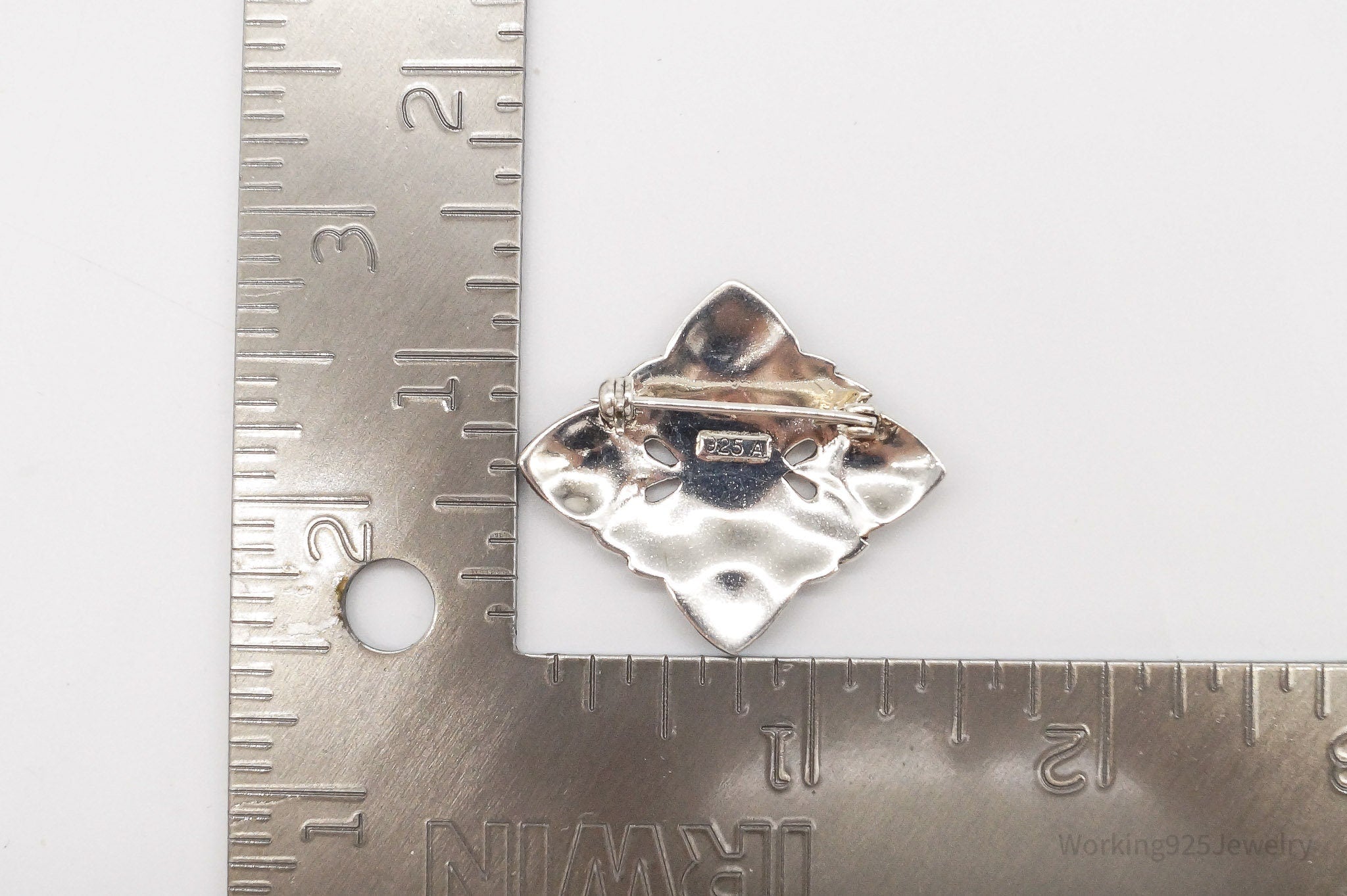 Vintage Marcasite Art Deco Sterling Silver Brooch Pin | Jewelry > Brooches, Pins & Clips | Wiccan Center