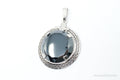 Vintage Designer Sorrento Hematite Sterling Silver Pendant | Jewelry > Necklaces > Pendants | Wiccan Center