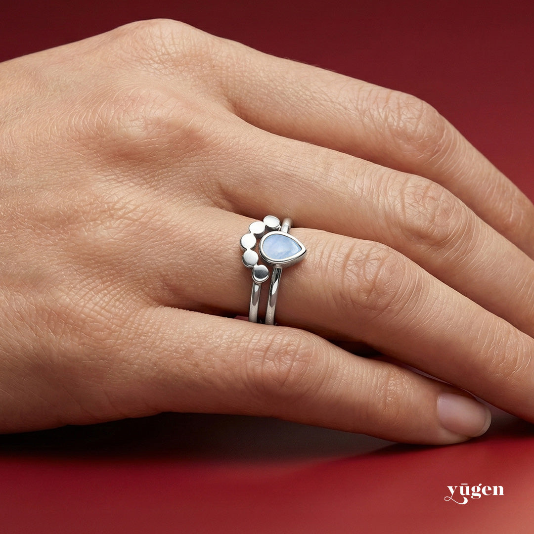Moondrop Moonstone Ring | Ring | Wiccan Center