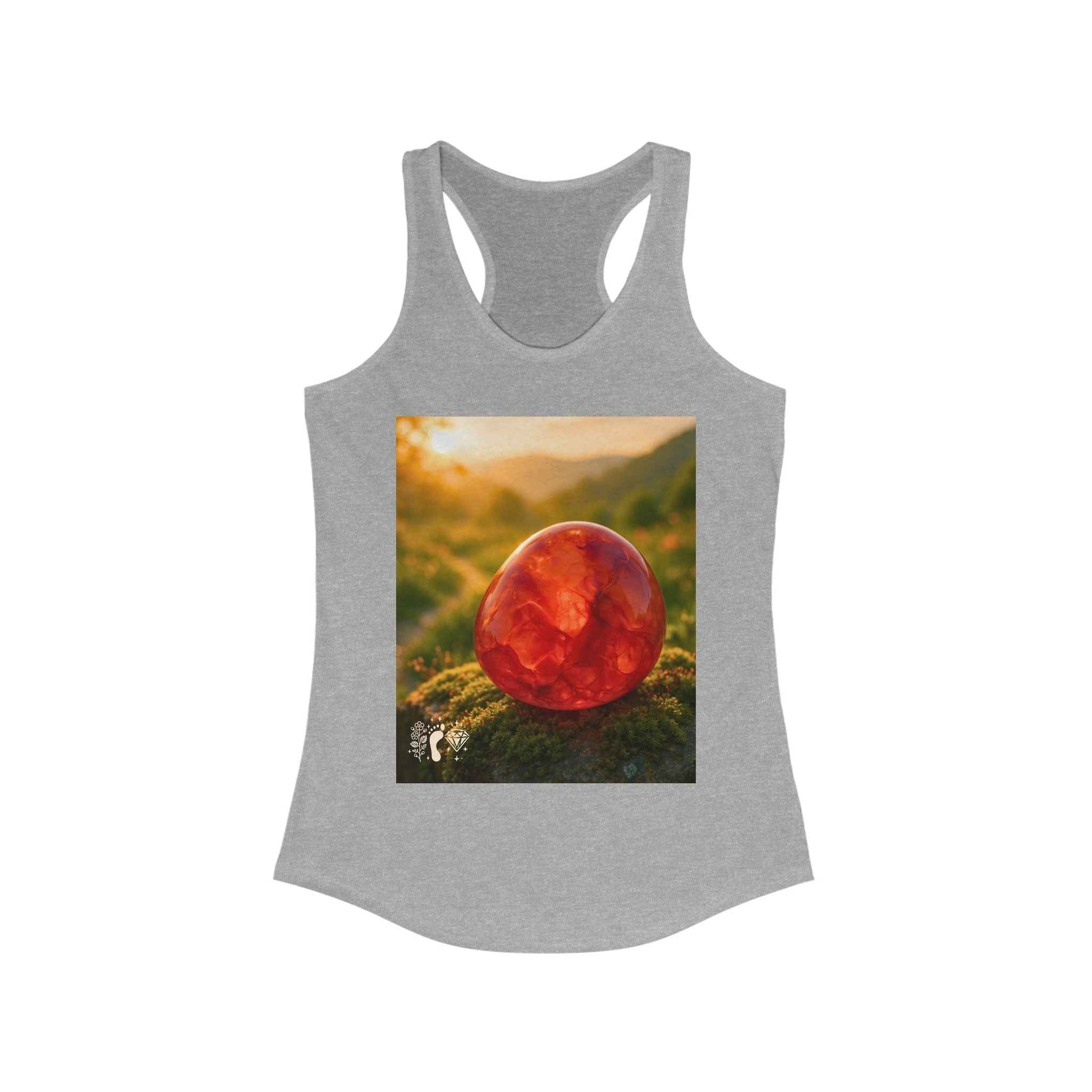 Carnelian Crush Women's Racerback Tank Top - Positive Vibes Tee | Tank Top | Wiccan Center