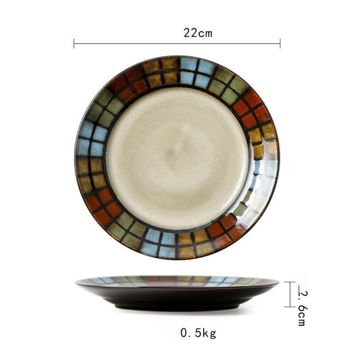 Vintage Japanese Style Ceramic Plates | Home & Garden | Wiccan Center
