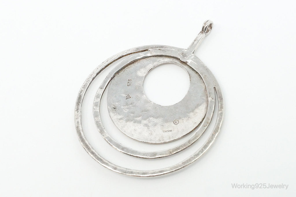 Retired Silpada Hammered Rings Sterling Silver Necklace Pendant | Jewelry > Necklaces > Pendants | Wiccan Center