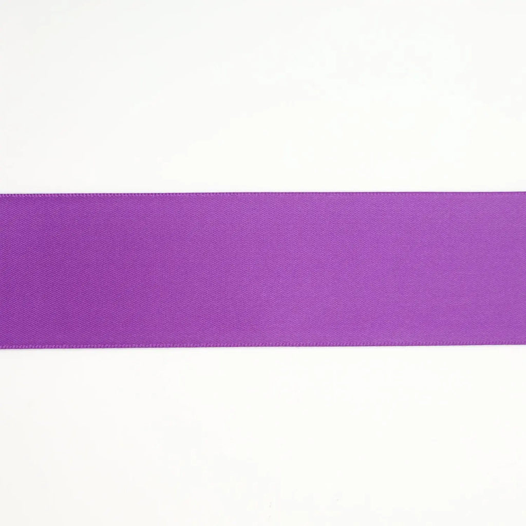 1 1/2" Double Face Satin Ribbon | Purple (465) | 50 Yard Roll | | Wiccan Center