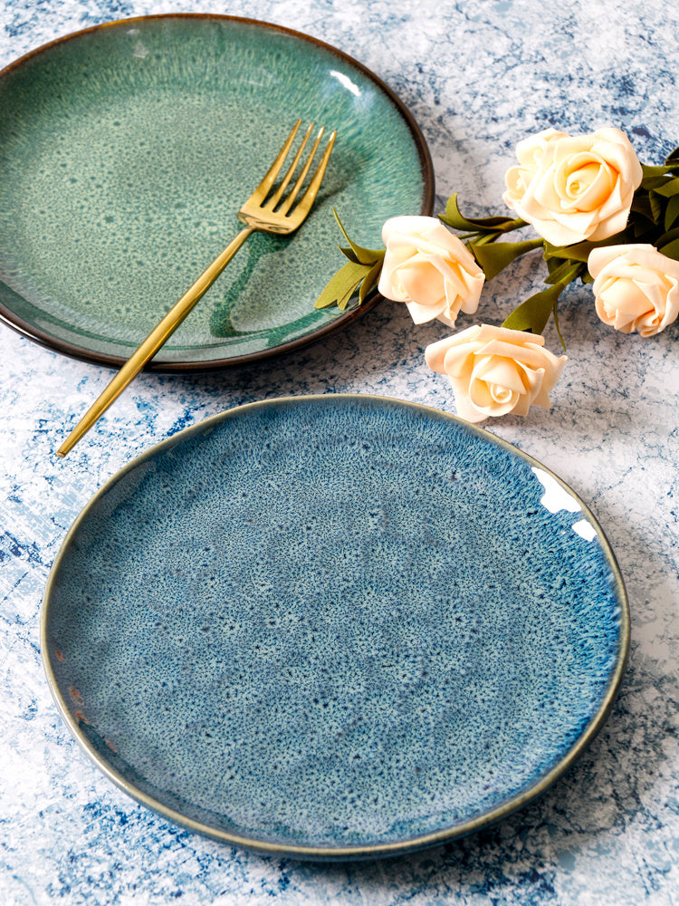 Vintage Japanese Style Ceramic Plates