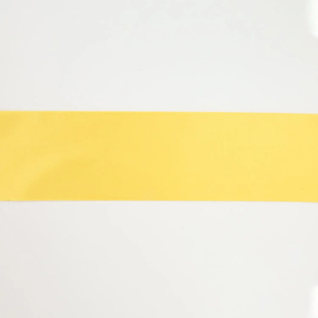 1 1/2" Double Face Satin Ribbon | Maize (650) | 50 Yard Roll | | Wiccan Center