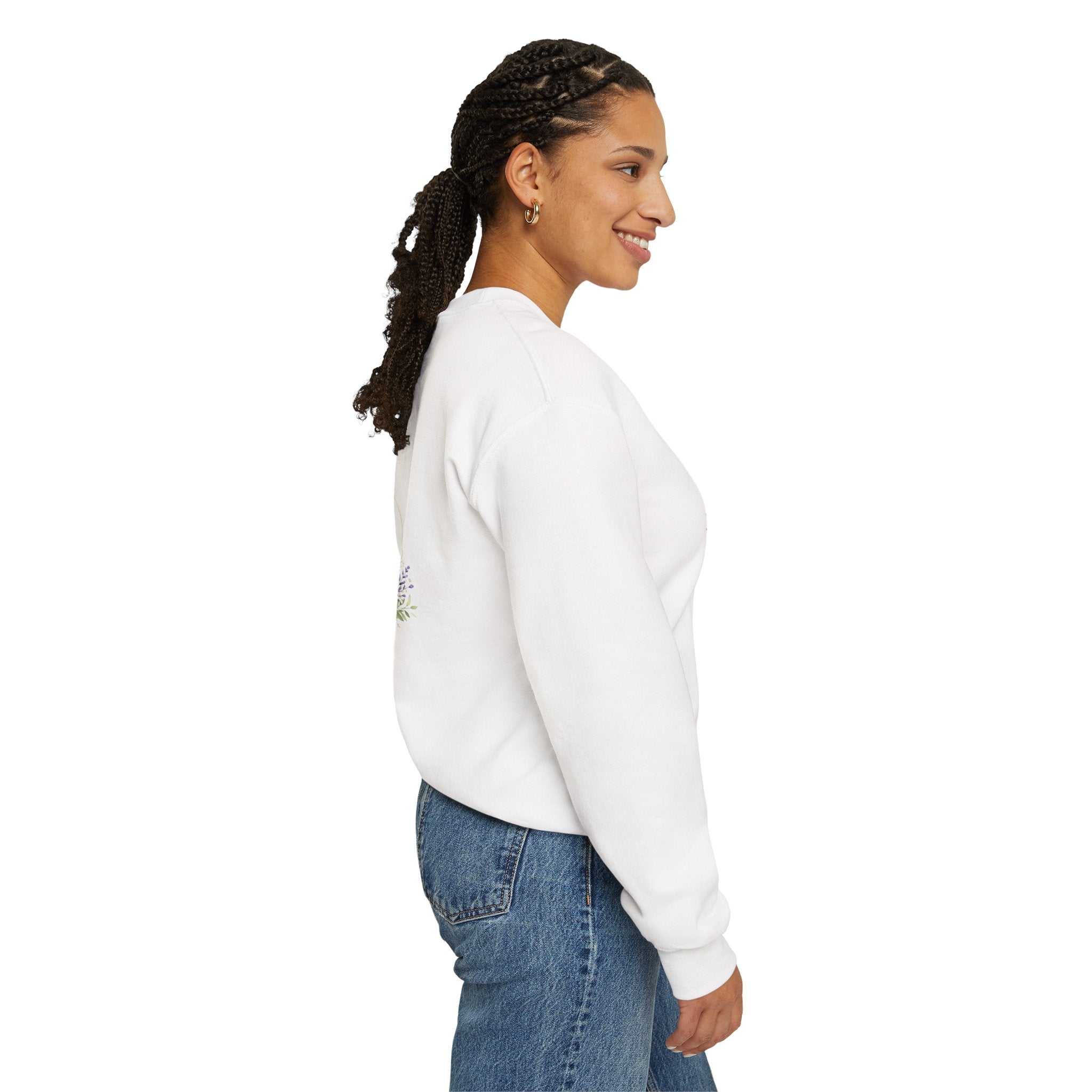 LOVE Crystal Letter Design | Sweatshirt | Wiccan Center