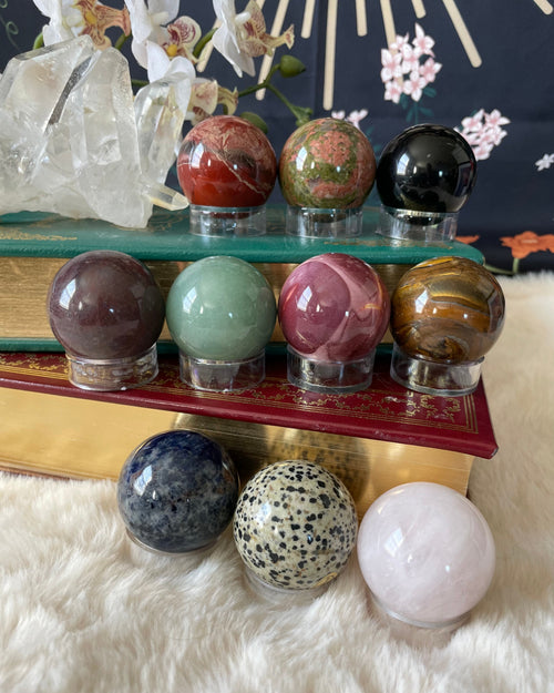40mm Crystal Sphere | Spheres | Wiccan Center