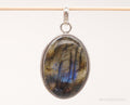 Vintage Large Labradorite Sterling Silver Pendant | Jewelry > Necklaces > Pendants | Wiccan Center
