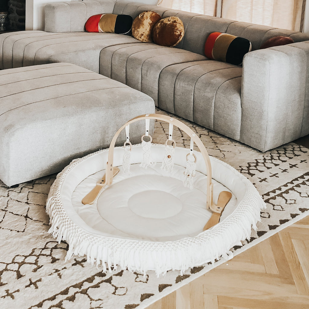 Macrame Organic Round Play Mat | gear | Wiccan Center