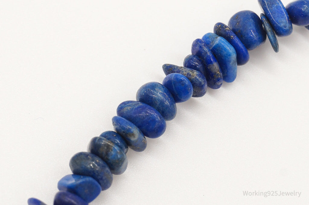VTG Southwestern Desert Rose Trading Lapis Lazuli Bead Sterling Silver Necklace | Jewelry > Necklaces | Wiccan Center