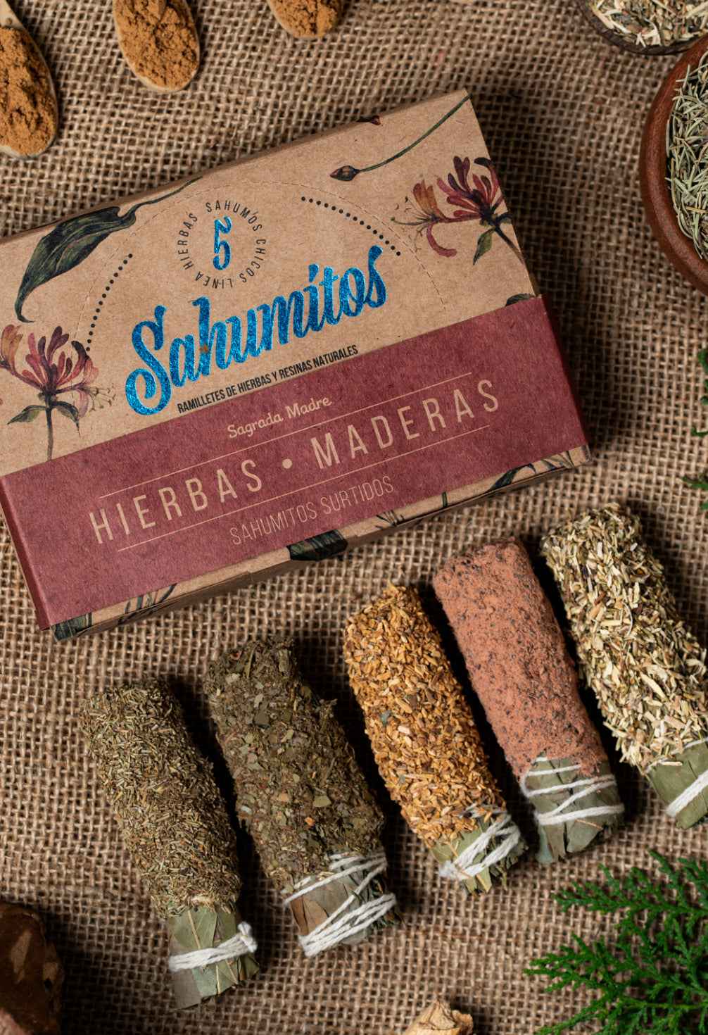 Smudge Sticks 5ct Collection | Incense | Wiccan Center