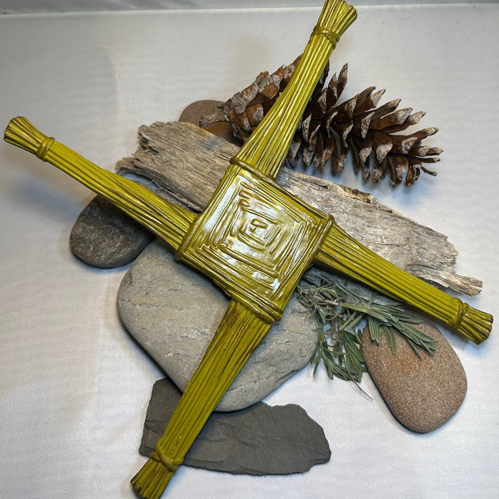 Saint Brigid's Celtic Cross Wall Plaque | Gifts | Wiccan Center