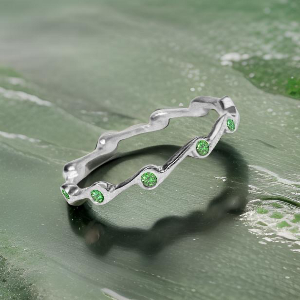 Peridot Birthstone Stacker Ring | Rings | Wiccan Center
