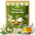 Premium Yarrow Tea Leaves | Naturally Aromatic, Freshly Packed Loose Leaf Yarrow | Tea | Wiccan Center