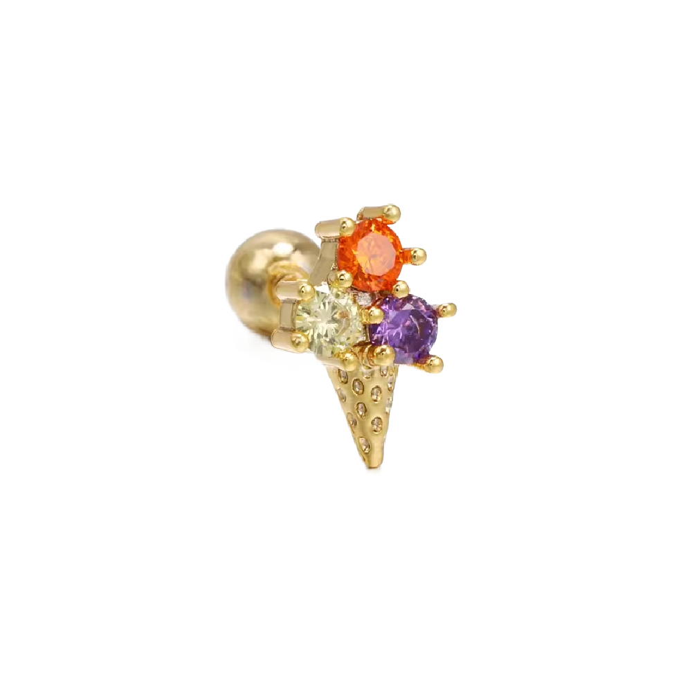 A Girl's World Stud Earrings