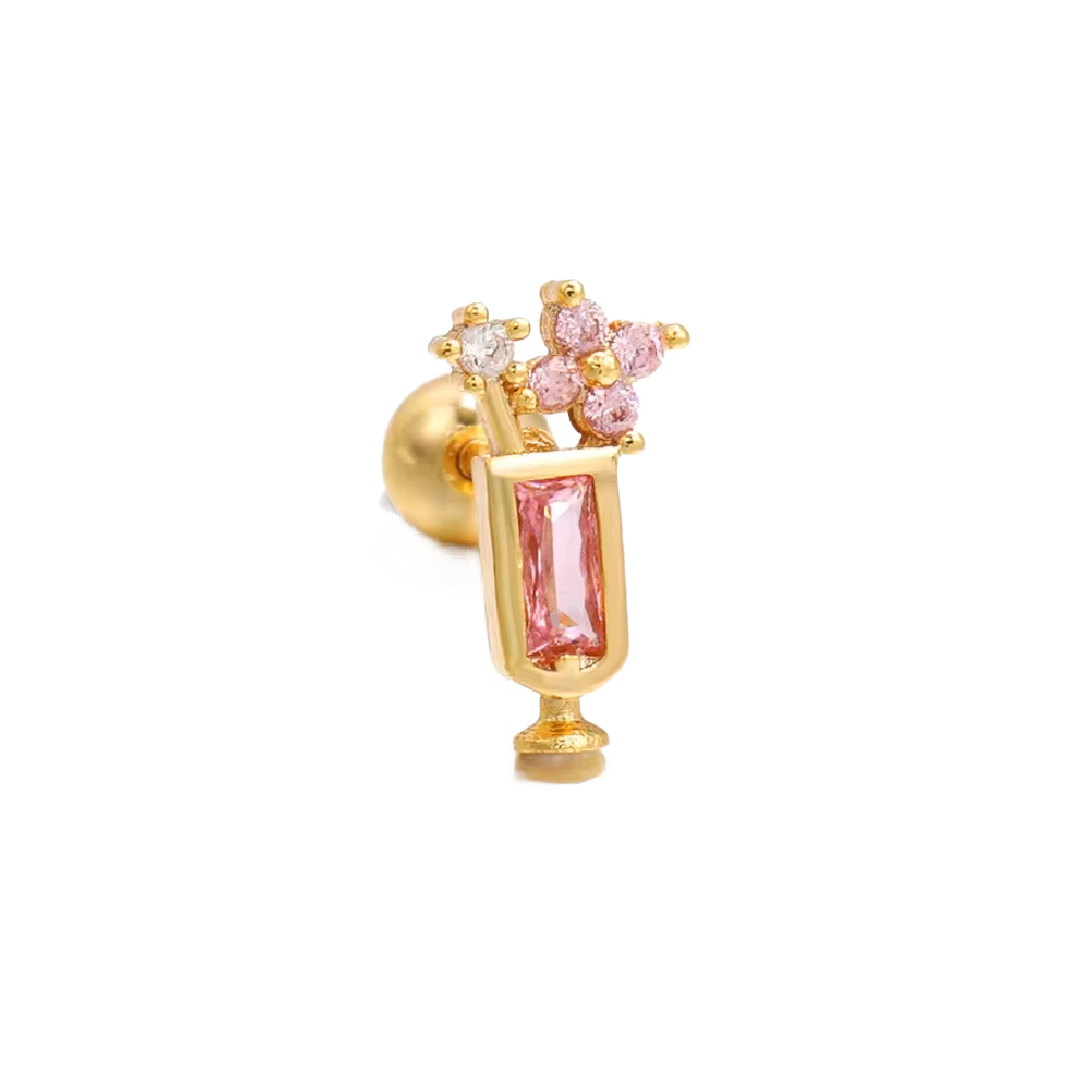 A Girl's World Stud Earrings