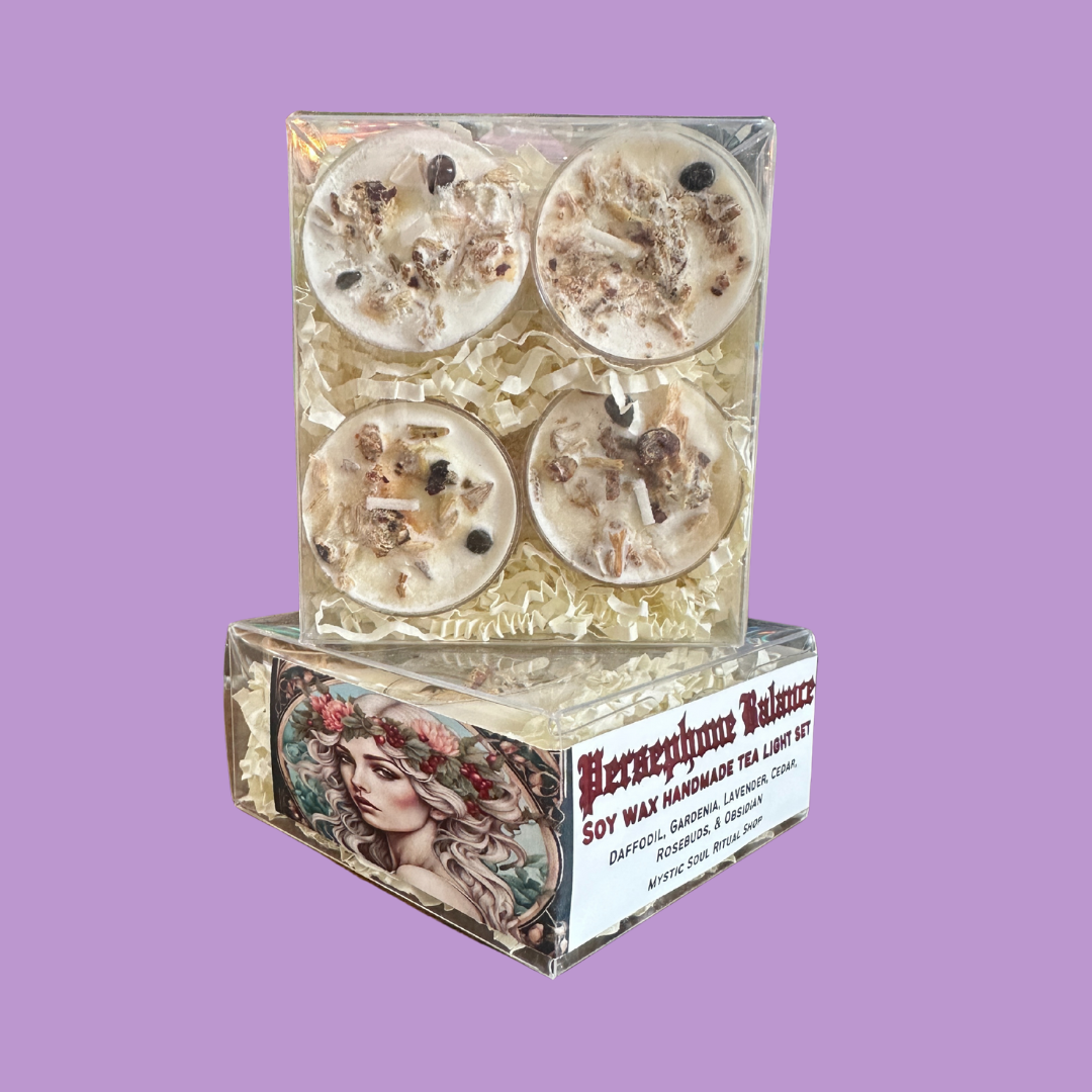 Persephone Goddess Tea Light Candle Set | Candles | Wiccan Center