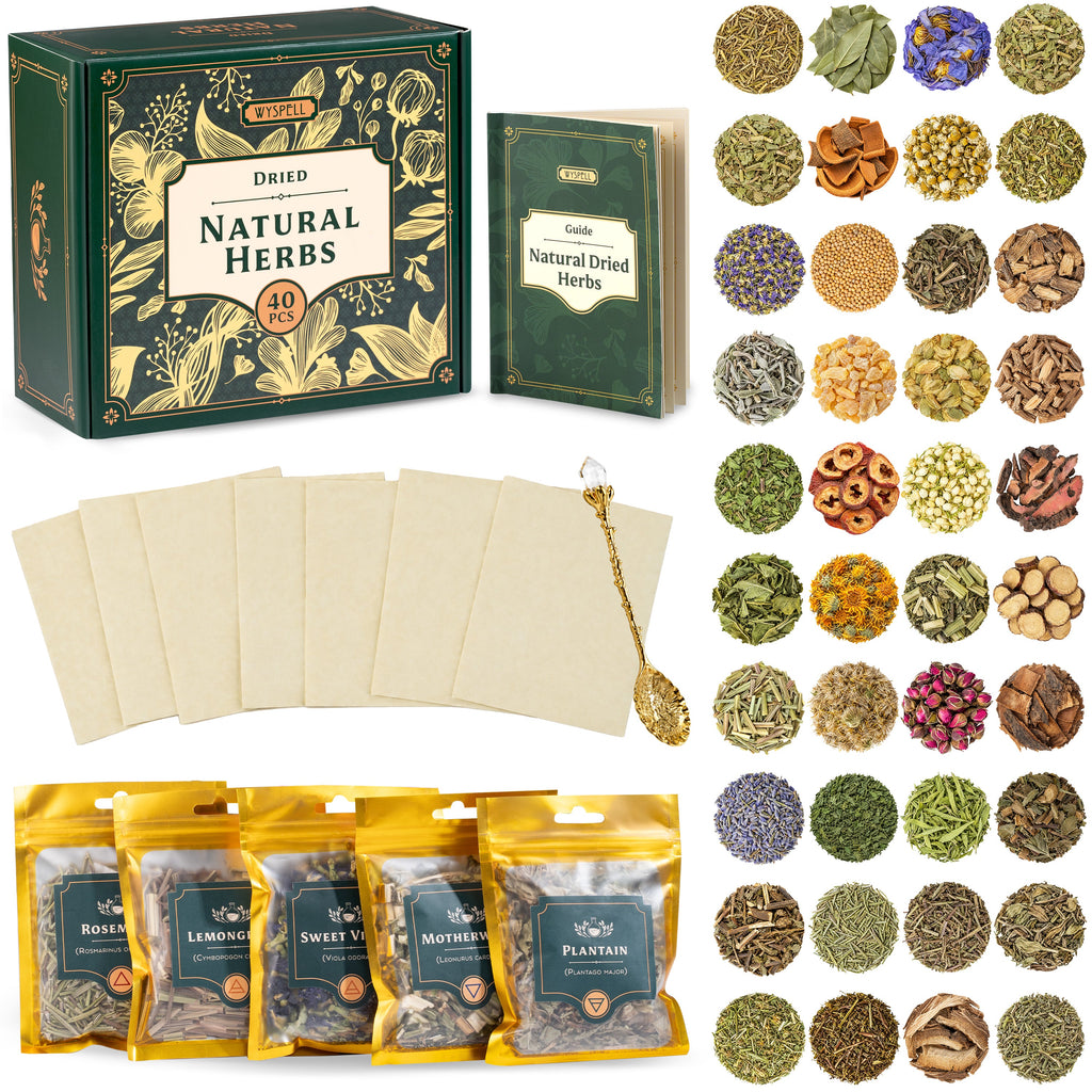 40 PCS de Hierbas Secas