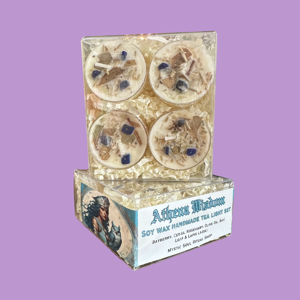 Athena Goddess Tea Light Candle Set | Candles | Wiccan Center